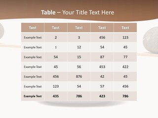 A Balance Scale With Rocks On Top Of It PowerPoint Template