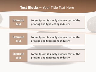 A Balance Scale With Rocks On Top Of It PowerPoint Template