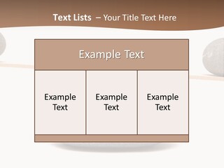 A Balance Scale With Rocks On Top Of It PowerPoint Template