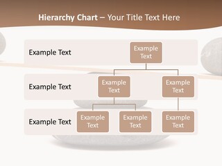 A Balance Scale With Rocks On Top Of It PowerPoint Template