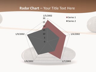 A Balance Scale With Rocks On Top Of It PowerPoint Template