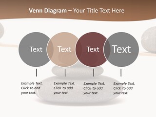 A Balance Scale With Rocks On Top Of It PowerPoint Template