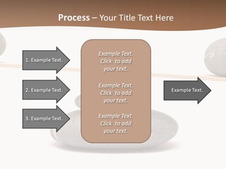 A Balance Scale With Rocks On Top Of It PowerPoint Template