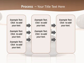 A Balance Scale With Rocks On Top Of It PowerPoint Template