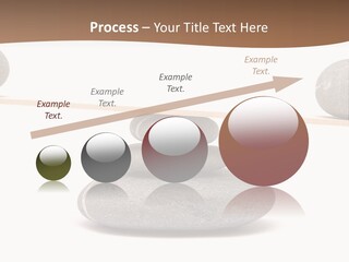 A Balance Scale With Rocks On Top Of It PowerPoint Template