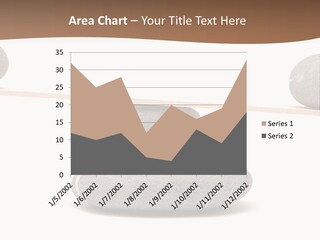 A Balance Scale With Rocks On Top Of It PowerPoint Template