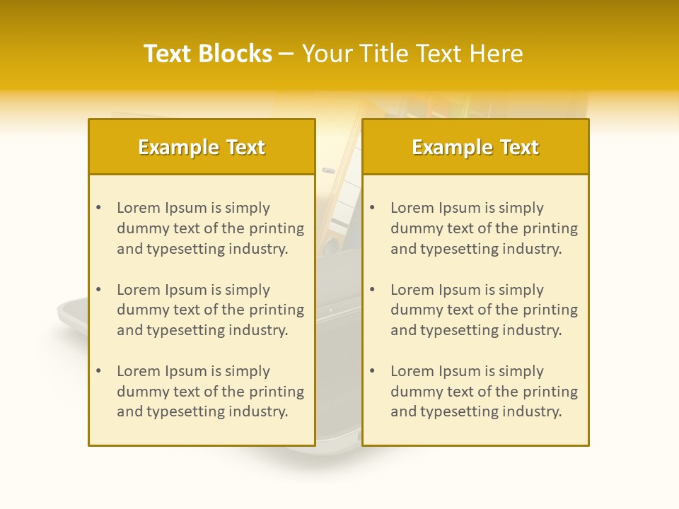 A Laptop With Folders On Top Of It PowerPoint Template