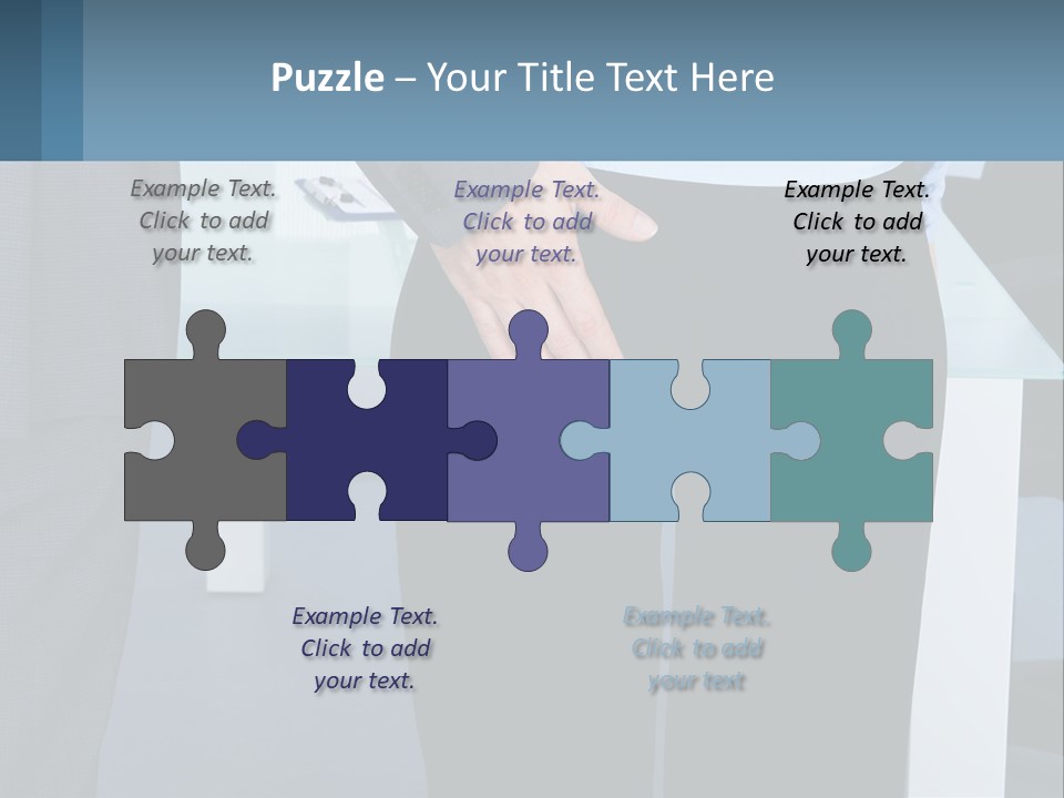 A Man And A Woman Holding Hands In A Meeting Room PowerPoint Template