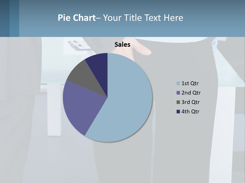 A Man And A Woman Holding Hands In A Meeting Room PowerPoint Template