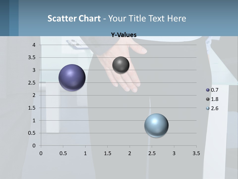 A Man And A Woman Holding Hands In A Meeting Room PowerPoint Template