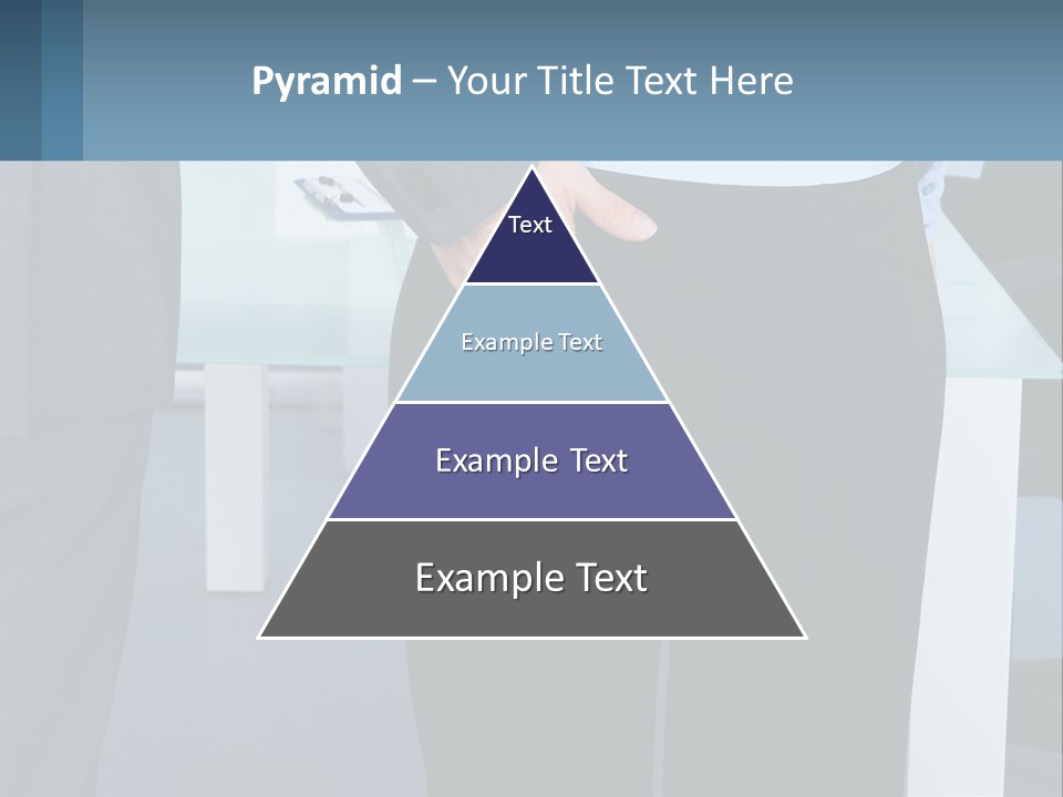 A Man And A Woman Holding Hands In A Meeting Room PowerPoint Template