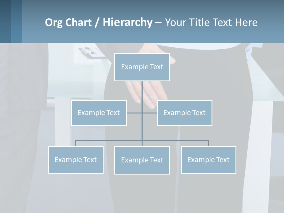 A Man And A Woman Holding Hands In A Meeting Room PowerPoint Template