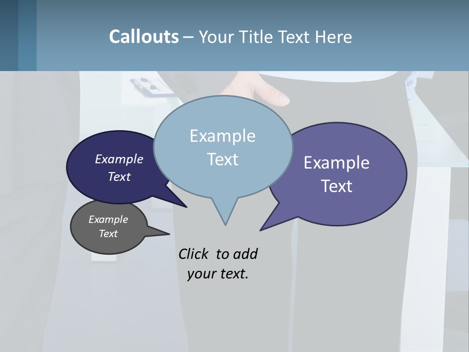 A Man And A Woman Holding Hands In A Meeting Room PowerPoint Template