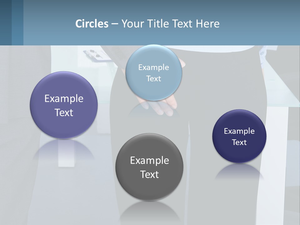 A Man And A Woman Holding Hands In A Meeting Room PowerPoint Template