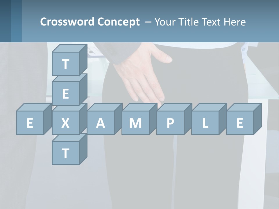 A Man And A Woman Holding Hands In A Meeting Room PowerPoint Template