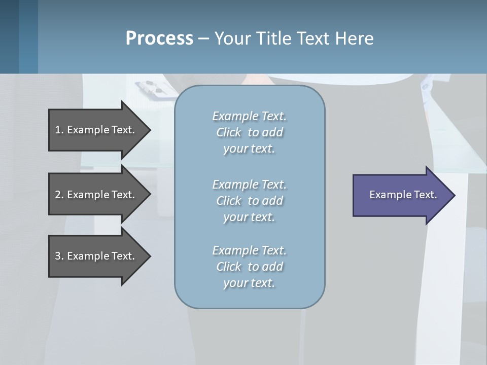A Man And A Woman Holding Hands In A Meeting Room PowerPoint Template