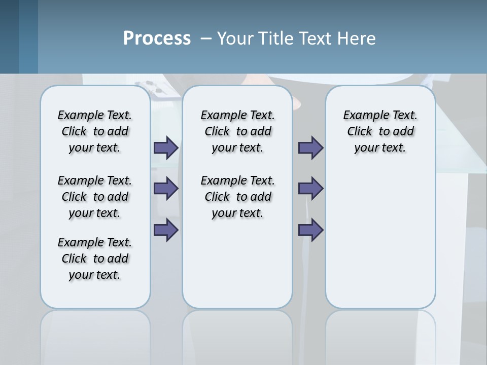 A Man And A Woman Holding Hands In A Meeting Room PowerPoint Template