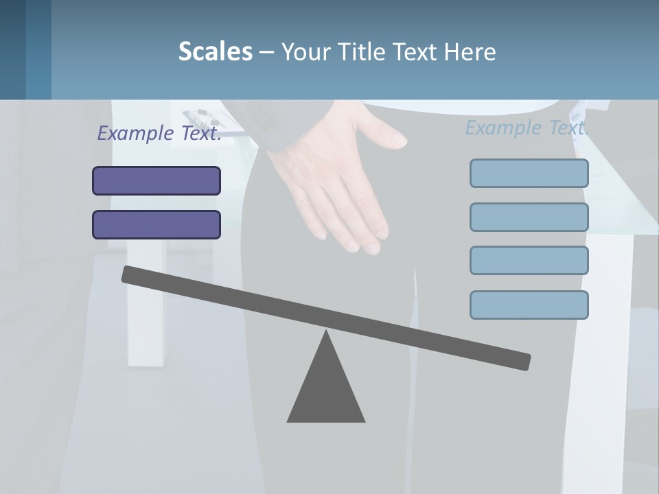 A Man And A Woman Holding Hands In A Meeting Room PowerPoint Template