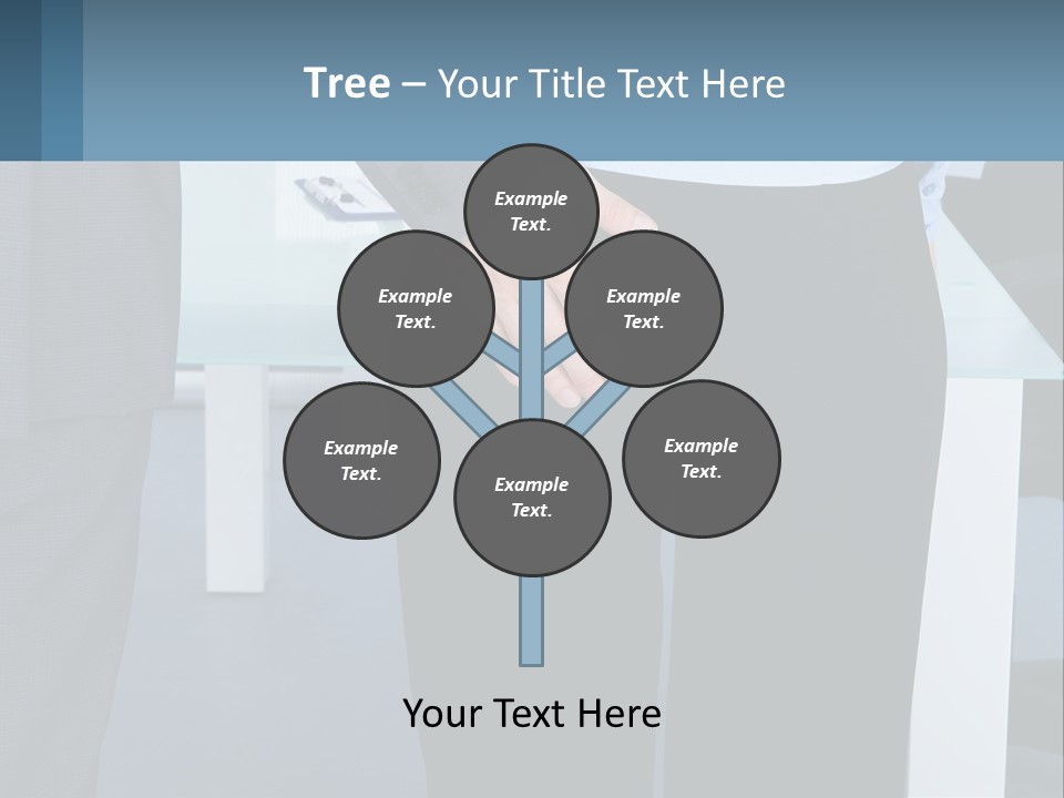 A Man And A Woman Holding Hands In A Meeting Room PowerPoint Template
