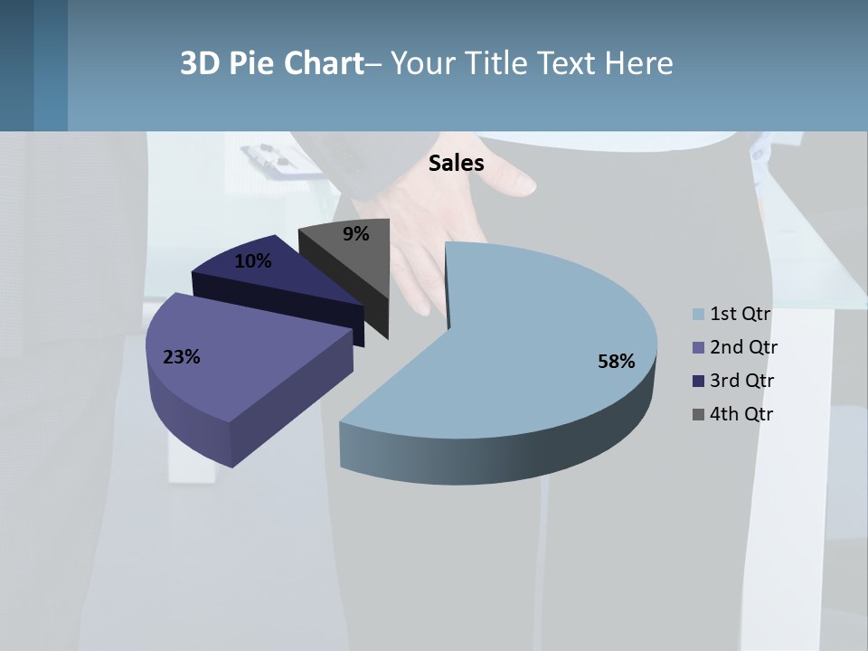 A Man And A Woman Holding Hands In A Meeting Room PowerPoint Template