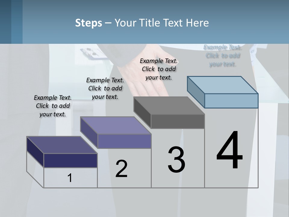 A Man And A Woman Holding Hands In A Meeting Room PowerPoint Template