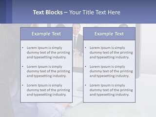A Woman Looking At A Computer Screen With A Group Of People On It PowerPoint Template