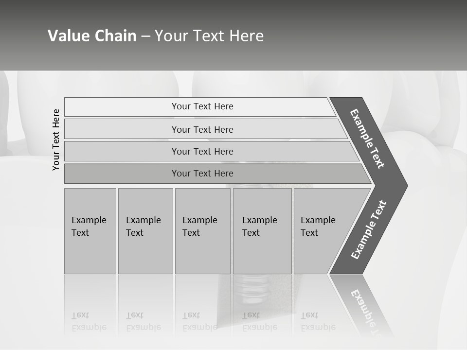 A Tooth With A Dental Implant On Top Of It PowerPoint Template