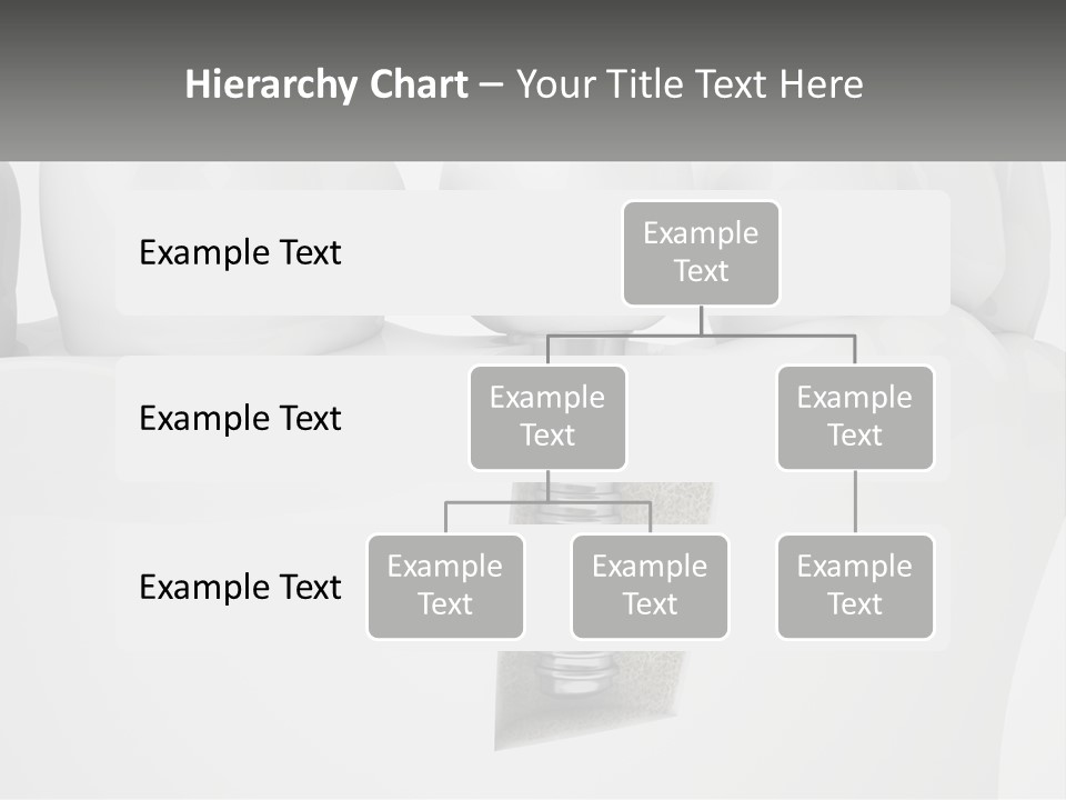 A Tooth With A Dental Implant On Top Of It PowerPoint Template