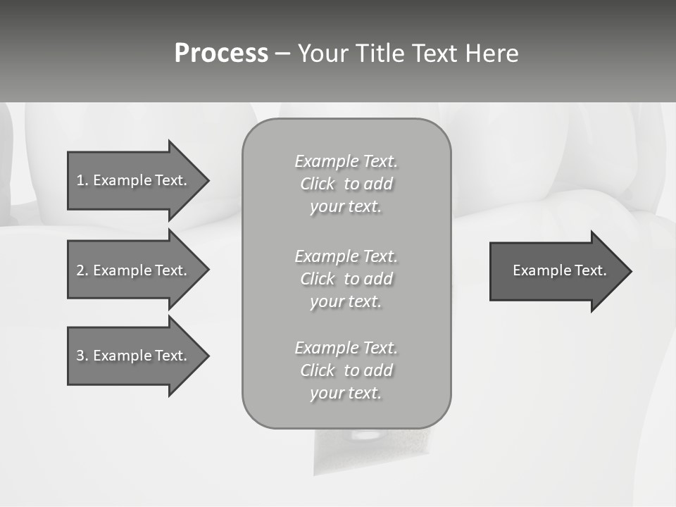 A Tooth With A Dental Implant On Top Of It PowerPoint Template