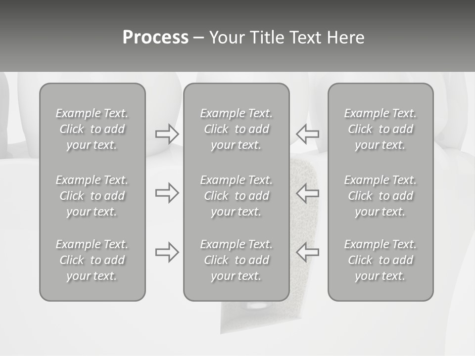 A Tooth With A Dental Implant On Top Of It PowerPoint Template