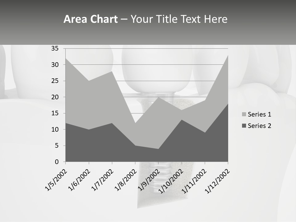 A Tooth With A Dental Implant On Top Of It PowerPoint Template