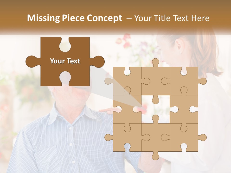 A Woman Shaking Hands With A Man In A White Shirt PowerPoint Template