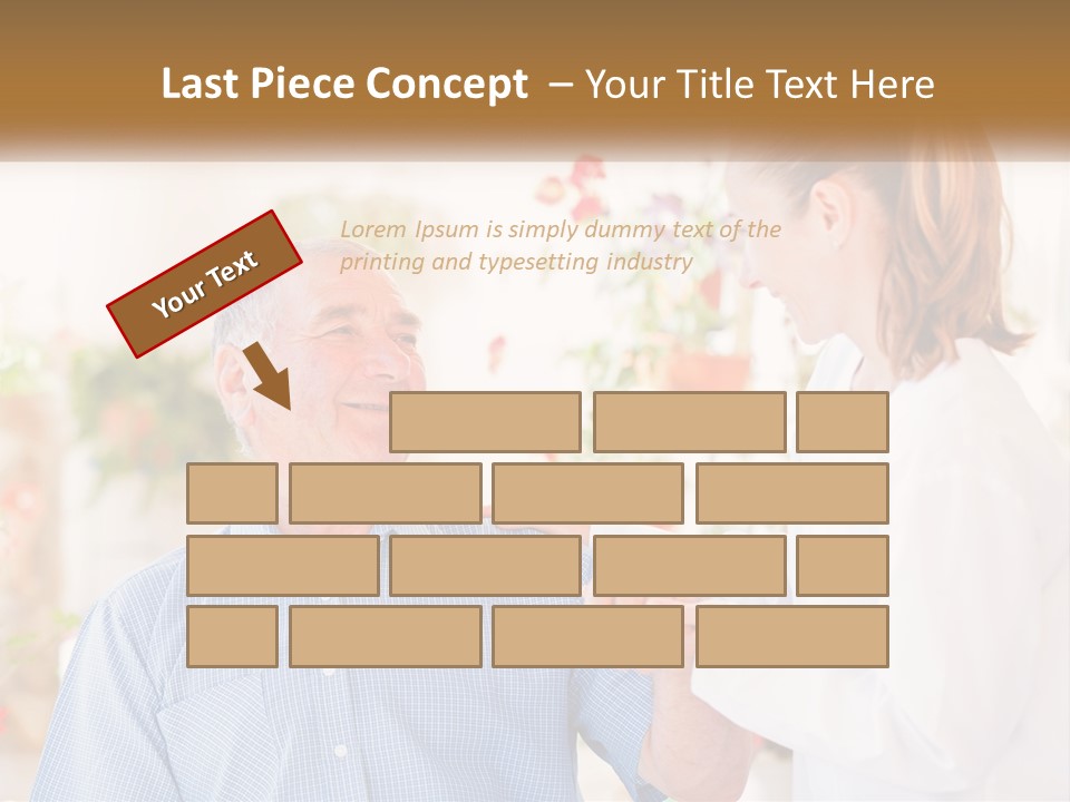 A Woman Shaking Hands With A Man In A White Shirt PowerPoint Template