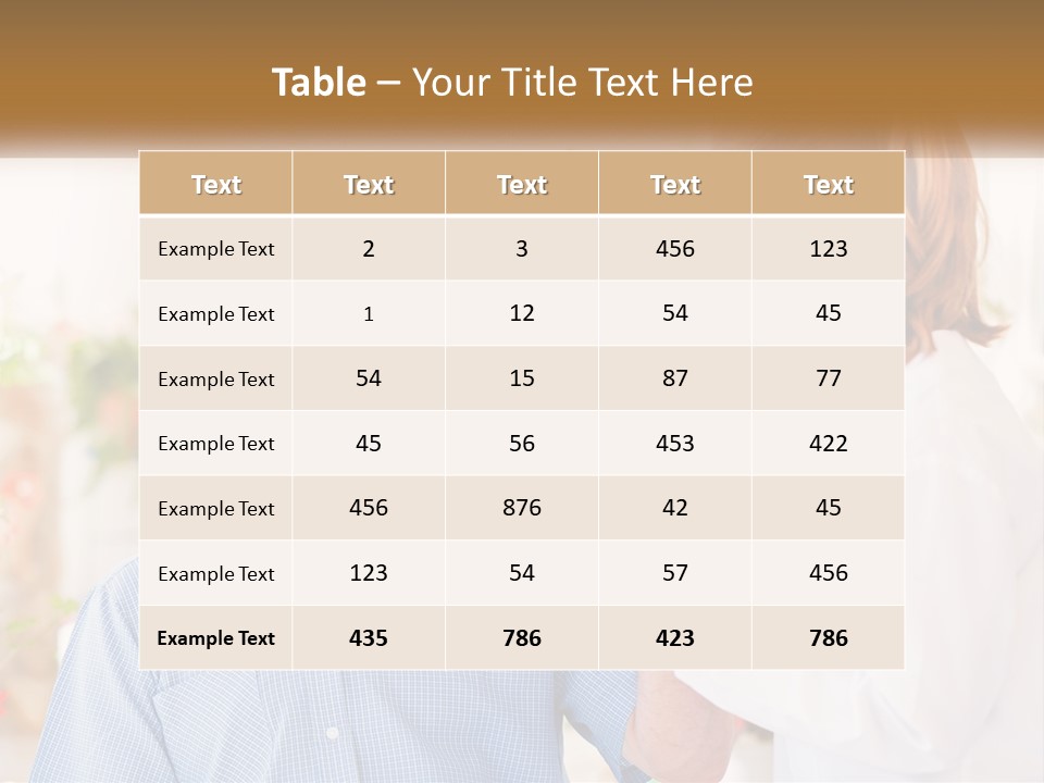 A Woman Shaking Hands With A Man In A White Shirt PowerPoint Template