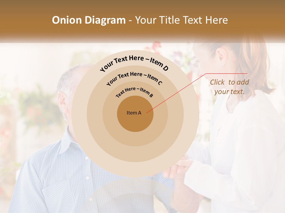 A Woman Shaking Hands With A Man In A White Shirt PowerPoint Template