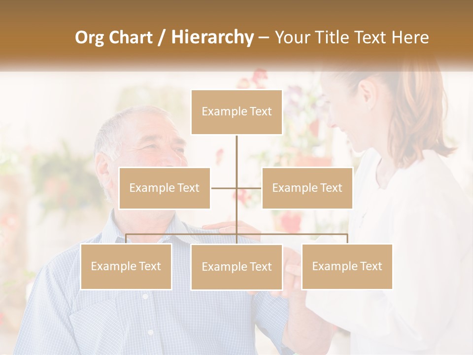 A Woman Shaking Hands With A Man In A White Shirt PowerPoint Template