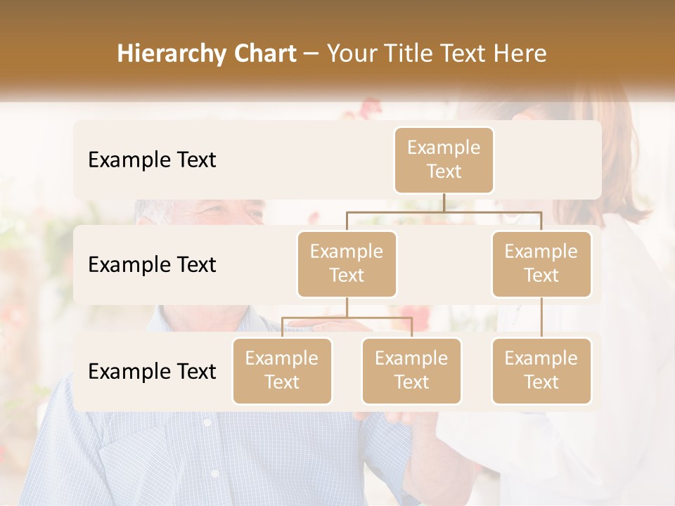 A Woman Shaking Hands With A Man In A White Shirt PowerPoint Template