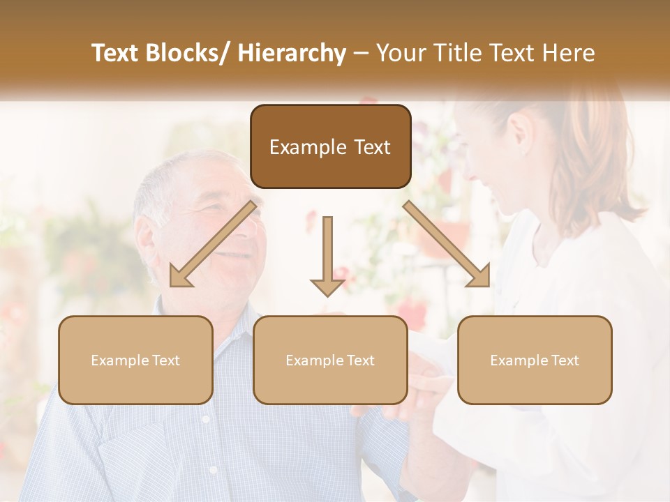 A Woman Shaking Hands With A Man In A White Shirt PowerPoint Template