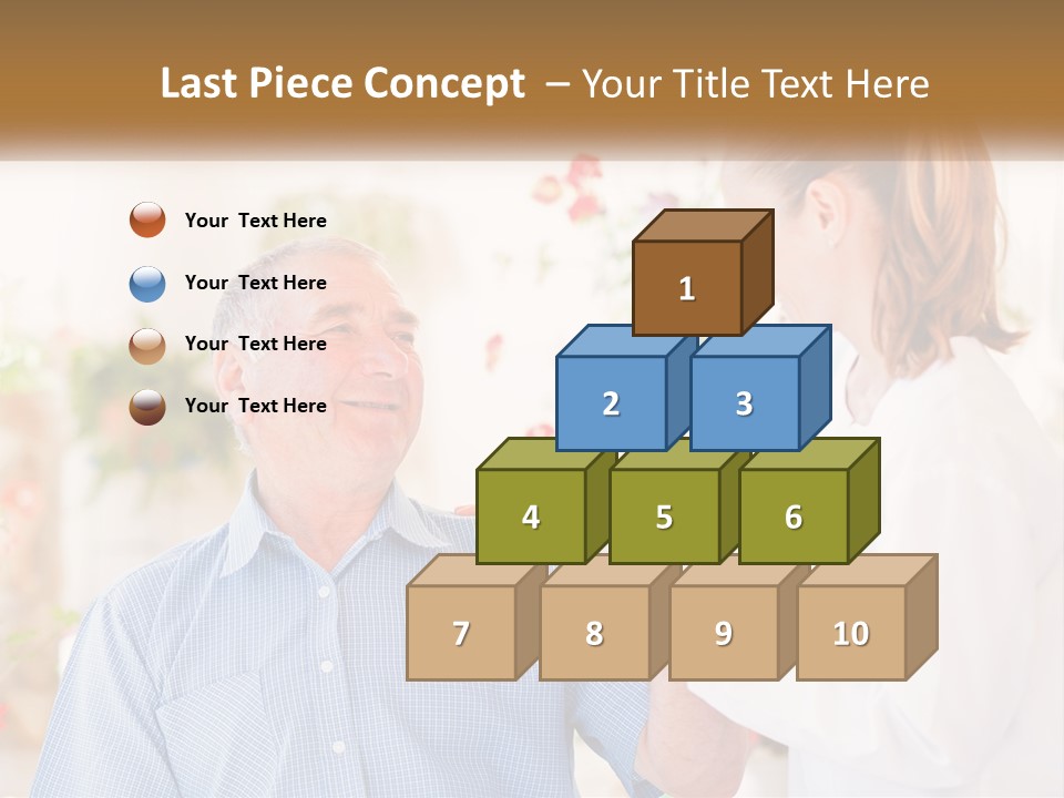 A Woman Shaking Hands With A Man In A White Shirt PowerPoint Template