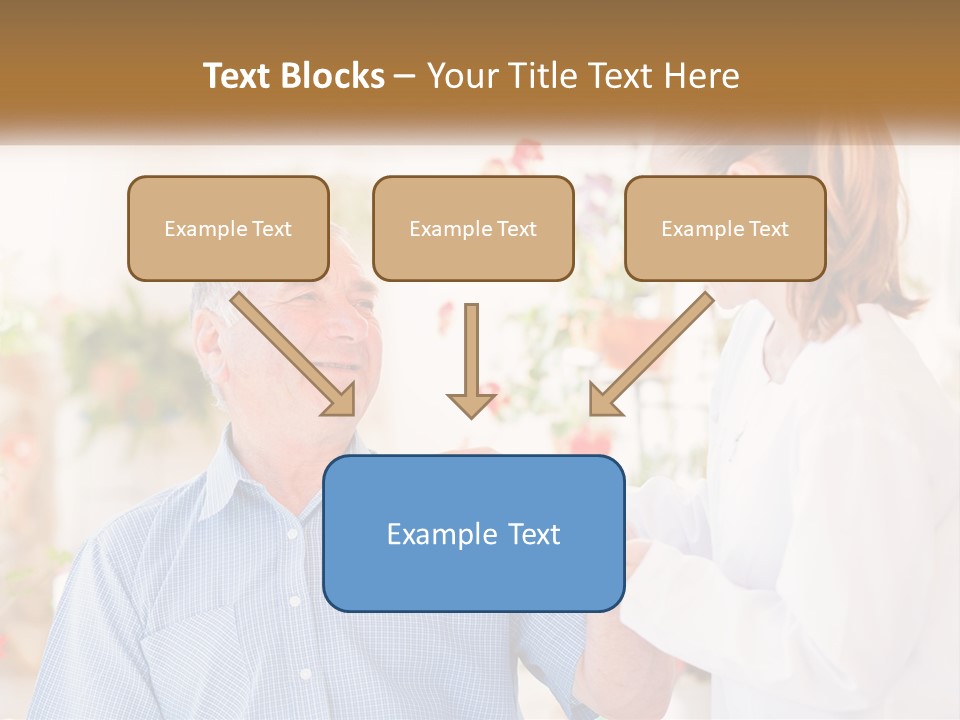 A Woman Shaking Hands With A Man In A White Shirt PowerPoint Template