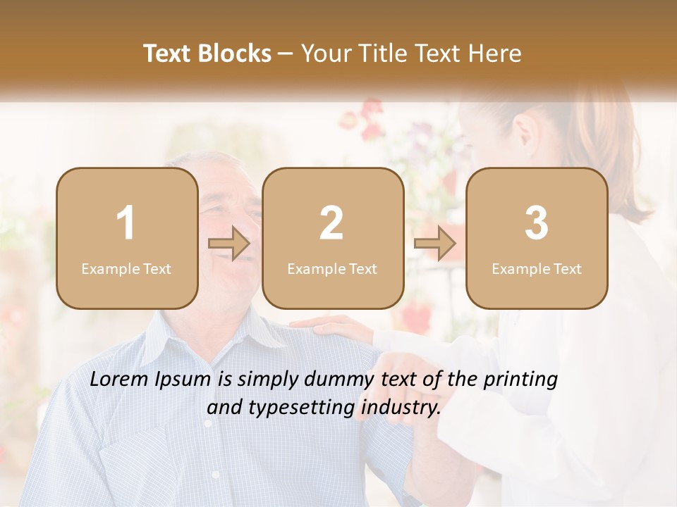 A Woman Shaking Hands With A Man In A White Shirt PowerPoint Template