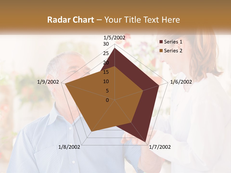 A Woman Shaking Hands With A Man In A White Shirt PowerPoint Template