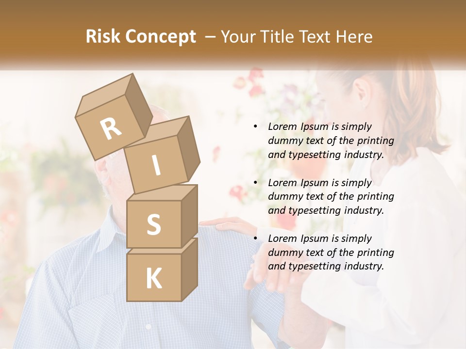 A Woman Shaking Hands With A Man In A White Shirt PowerPoint Template