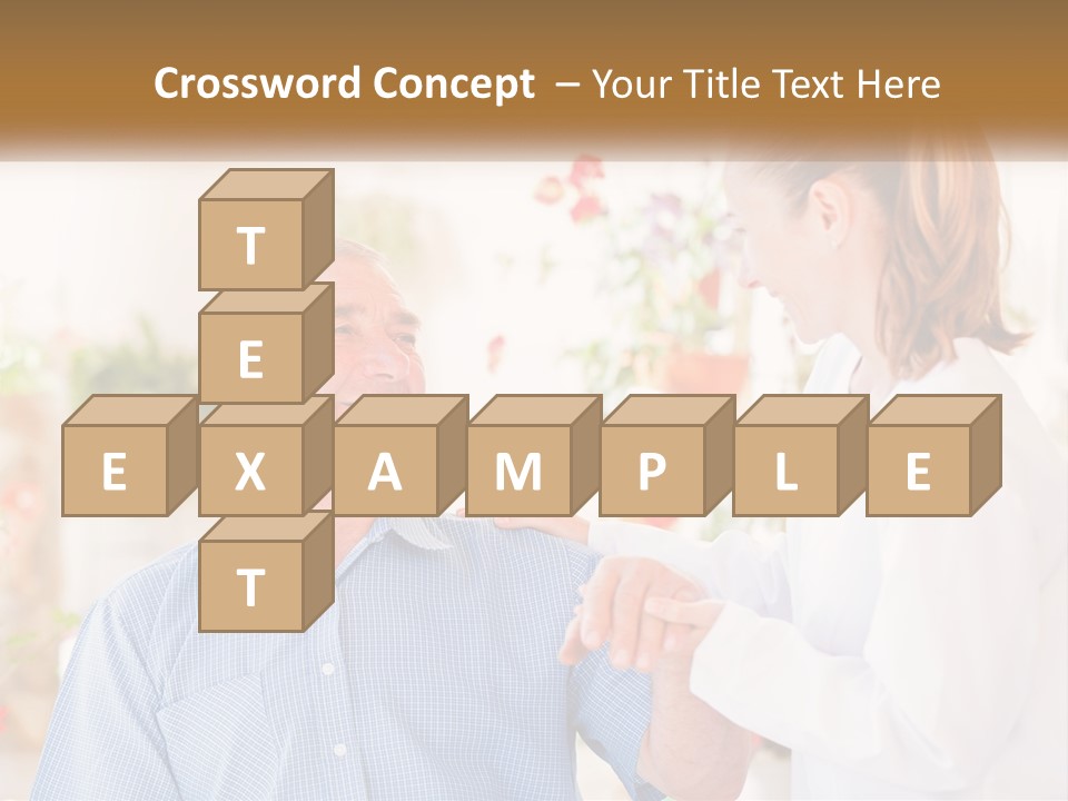 A Woman Shaking Hands With A Man In A White Shirt PowerPoint Template