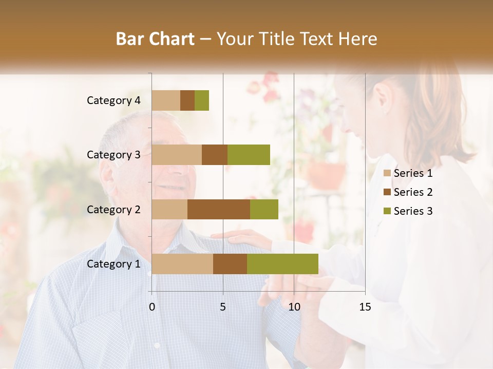 A Woman Shaking Hands With A Man In A White Shirt PowerPoint Template