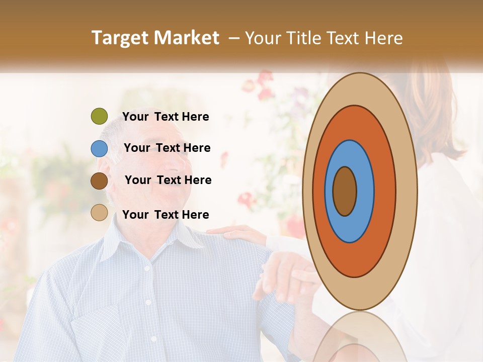 A Woman Shaking Hands With A Man In A White Shirt PowerPoint Template