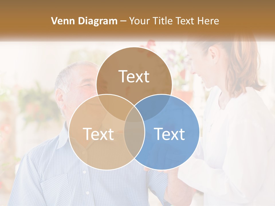 A Woman Shaking Hands With A Man In A White Shirt PowerPoint Template