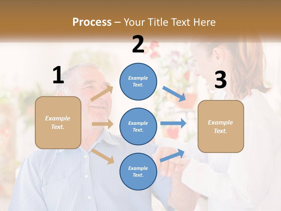 A Woman Shaking Hands With A Man In A White Shirt PowerPoint Template