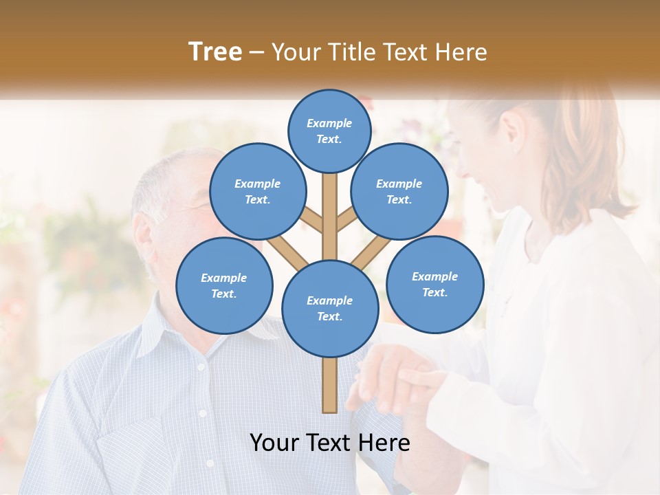 A Woman Shaking Hands With A Man In A White Shirt PowerPoint Template