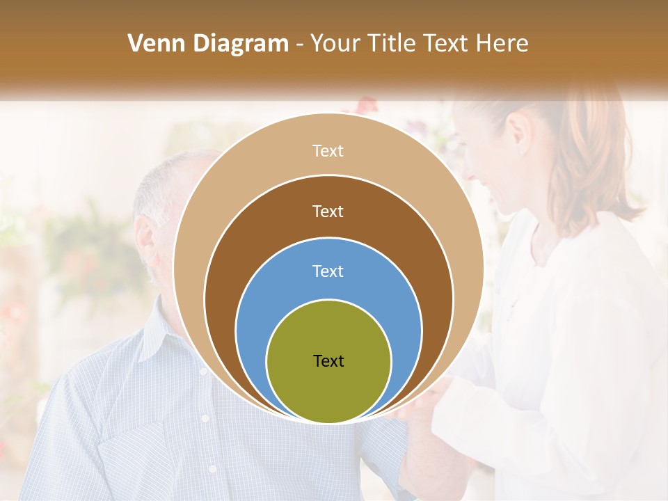 A Woman Shaking Hands With A Man In A White Shirt PowerPoint Template